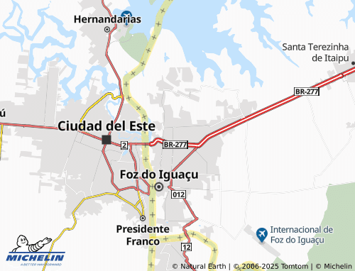 Carte MICHELIN Itaipu A - ViaMichelin