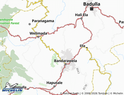 Mappa MICHELIN Warakadanda - ViaMichelin