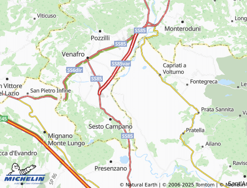 Mapa MICHELIN Quattro Stradoni - ViaMichelin