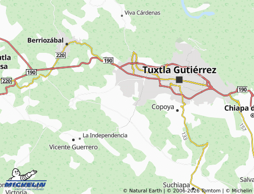 Carte MICHELIN Laguna Azul - ViaMichelin