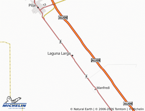 MICHELIN Laguna Larga map - ViaMichelin