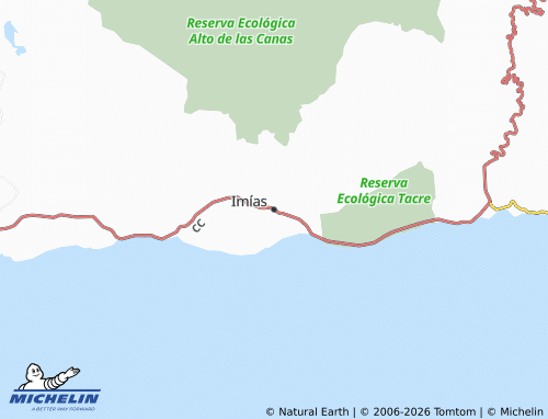 MICHELIN Imías map - ViaMichelin