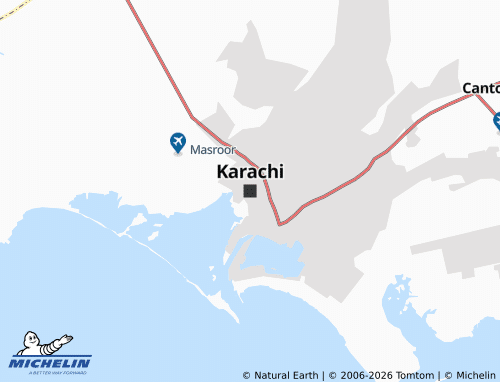 Carte MICHELIN Karachi - ViaMichelin