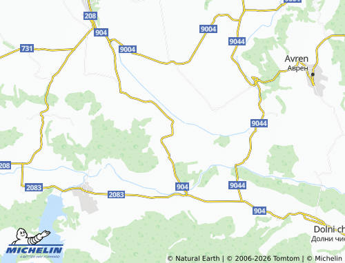 MICHELIN Barzitsa map - ViaMichelin