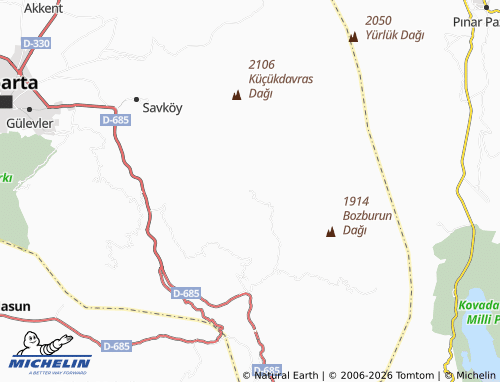 Mapa MICHELIN Darıören - ViaMichelin
