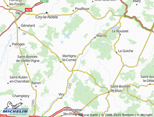 Kaart MICHELIN Ballore - ViaMichelin