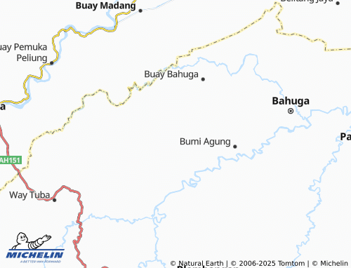MICHELIN Bumi Say Agung map - ViaMichelin
