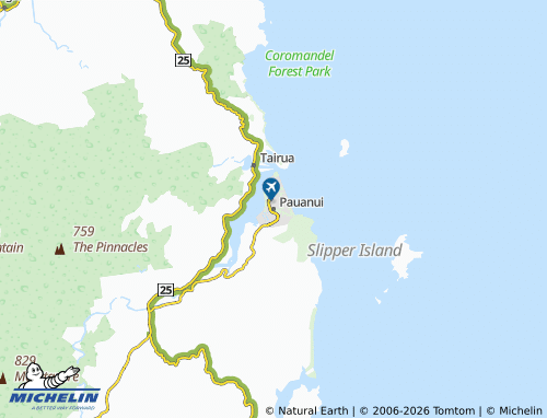 Mapa MICHELIN Pauanui - ViaMichelin