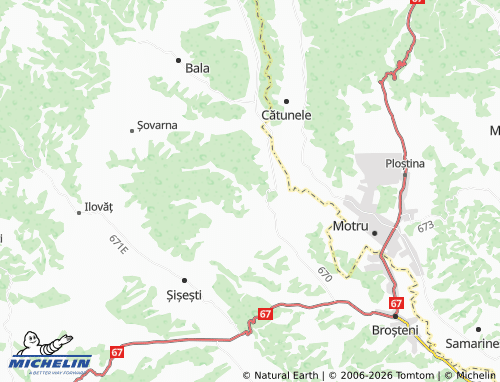 Mappa MICHELIN Peșteana - ViaMichelin
