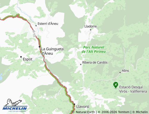 Mapa MICHELIN Ansó - ViaMichelin