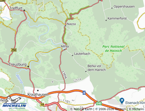 MICHELIN Lauterbach map - ViaMichelin