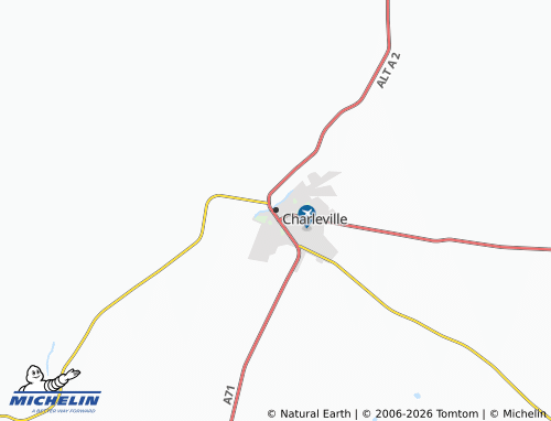 MICHELIN Charleville map - ViaMichelin