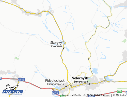 Mappa MICHELIN Skoryky - ViaMichelin