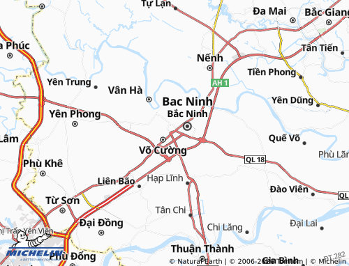 Mapa MICHELIN Ninh Xá - ViaMichelin