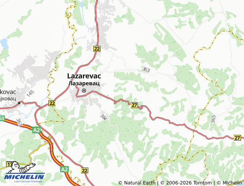 Carte MICHELIN Dren - ViaMichelin