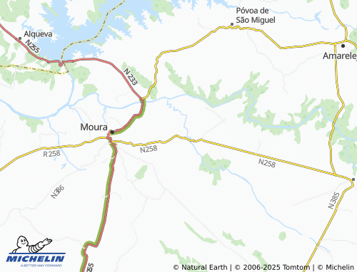 Mapa MICHELIN Monte do Rato - ViaMichelin