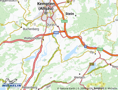 Mappa MICHELIN Sulzberg - ViaMichelin