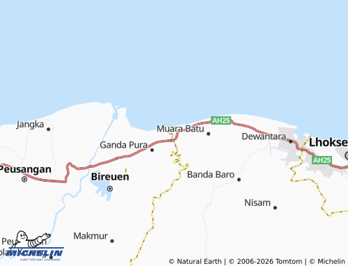 Mapa MICHELIN Pante Gurah - ViaMichelin