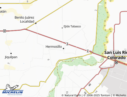MICHELIN Hermosillo map - ViaMichelin