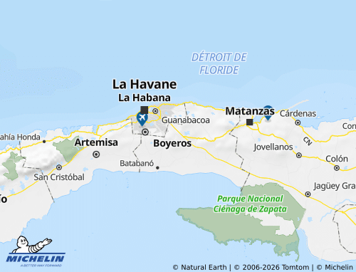 Kaart MICHELIN Mayabeque - ViaMichelin