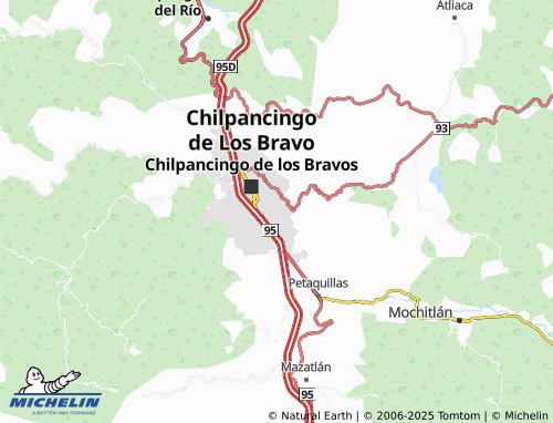 MICHELIN Juristas map - ViaMichelin
