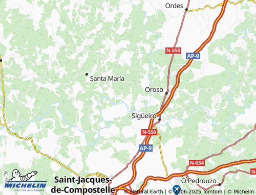 MICHELIN Vilasuso map - ViaMichelin