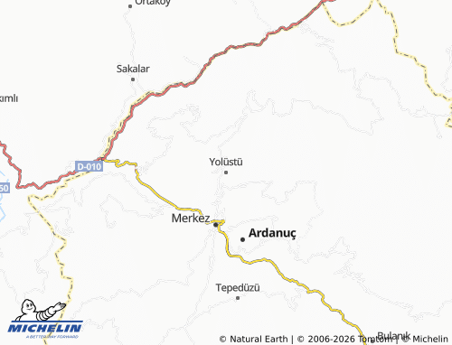 Mappa MICHELIN Yolüstü - ViaMichelin