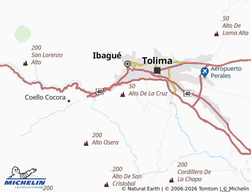 Mappa MICHELIN La Florida Parte Alta - ViaMichelin