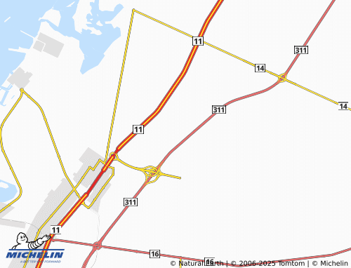 MICHELIN Khalifa Industrial map - ViaMichelin