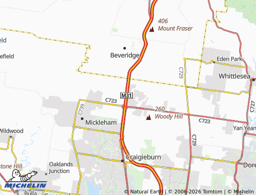 MICHELIN Kalkallo map - ViaMichelin