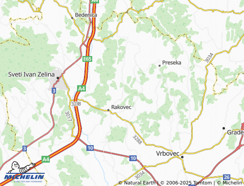 Mappa MICHELIN Dvorišće - ViaMichelin