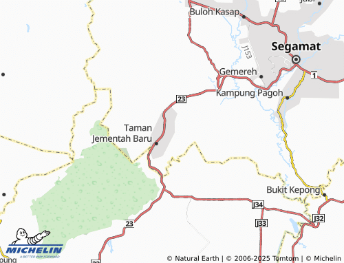 MICHELIN Taman Saujana map - ViaMichelin