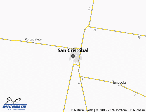 MICHELIN-Landkarte San Cristóbal - ViaMichelin