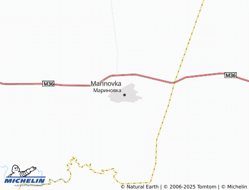 MICHELIN Marinovka map - ViaMichelin