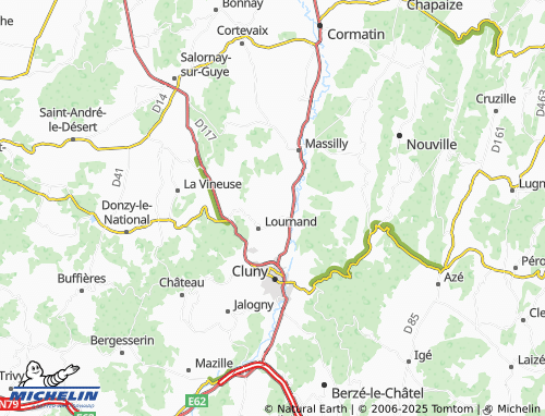 MICHELIN Chevagny map - ViaMichelin