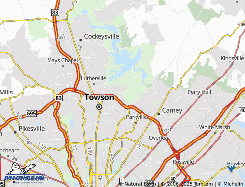 MICHELIN Hampton map - ViaMichelin