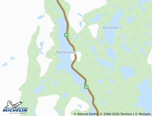 Mapa MICHELIN Porsangermoen - ViaMichelin