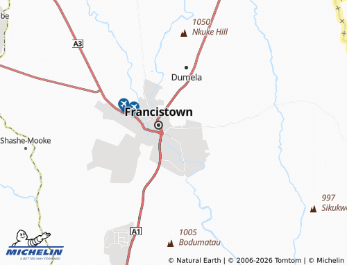 Carte MICHELIN Area A - ViaMichelin