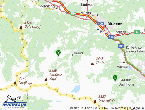 Mappa MICHELIN Brand - ViaMichelin