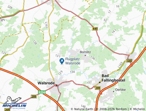 MICHELIN Benefeld map - ViaMichelin