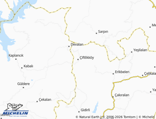 MICHELIN Çiftlikköy map - ViaMichelin