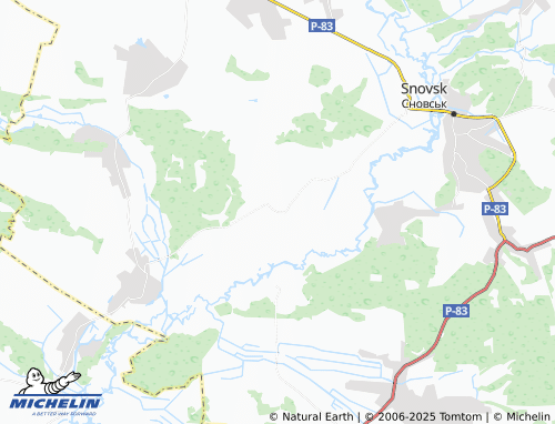 MICHELIN Zarichchia map - ViaMichelin