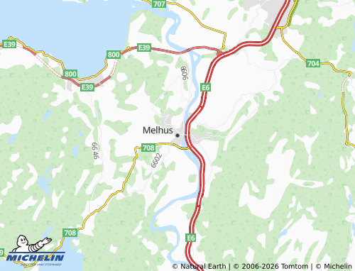 MICHELIN-Landkarte Melhus - ViaMichelin