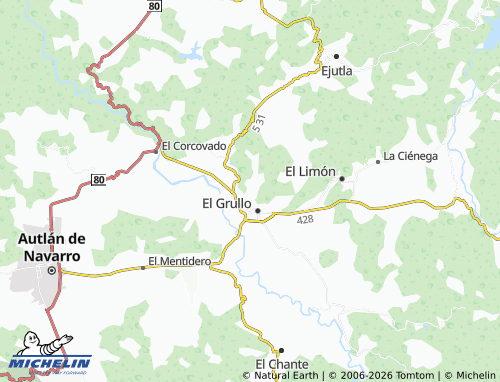 Mapa MICHELIN Colomitos - ViaMichelin