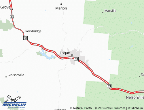 Mappa MICHELIN Logan - ViaMichelin