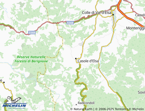 MICHELIN La Corsina map - ViaMichelin