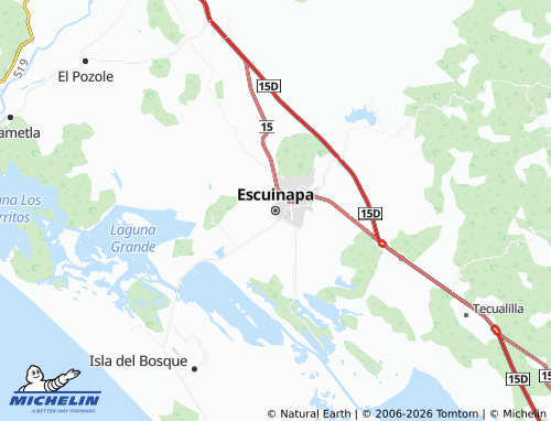 Carte MICHELIN Escuinapa - ViaMichelin