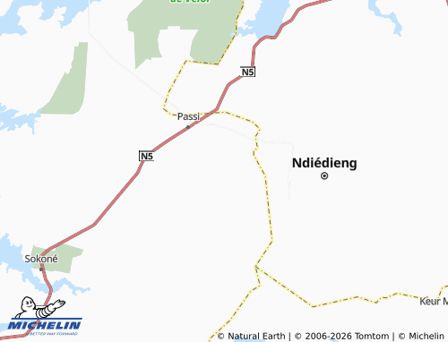 MICHELIN-Landkarte Niassène - ViaMichelin