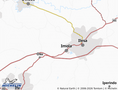 Mappa MICHELIN Irefon - ViaMichelin