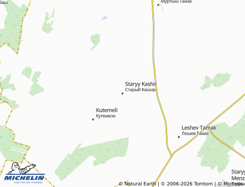 MICHELIN-Landkarte Staryy Kashir - ViaMichelin
